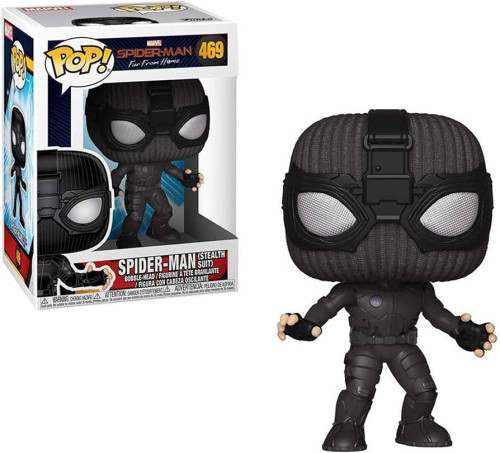 Funko POP! Spider-Man (Stealth Suit)-Spider-man Far From Home-469