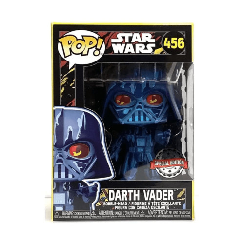 Funko POP! Star Wars Retro Art Exclusive Darth Vader #456-Funko Pop Star Wars Dart Vader-456