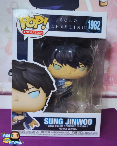 Funko POP! Sung Jinwoo - Regular Solo Leveling #1982 - Produto Original
