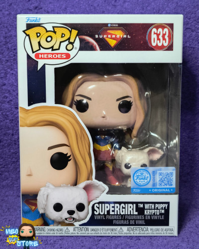 Funko POP! Super girl with puppy Supergirl #633 - Produto Original