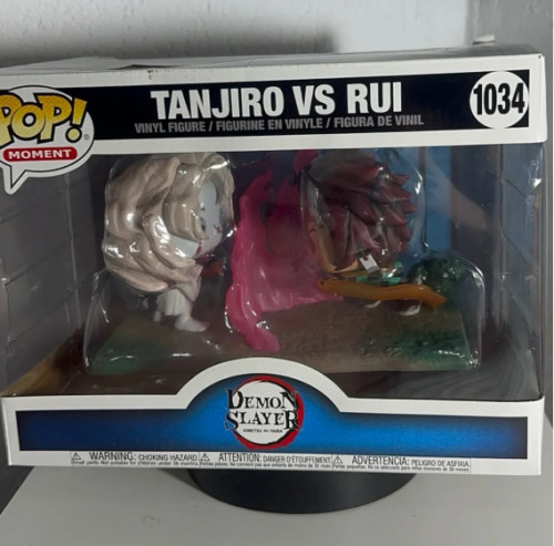 Funko POP! Tanjiro vs Rui Demon Slayer Animation Demon Slayer #1034 - Produto Original