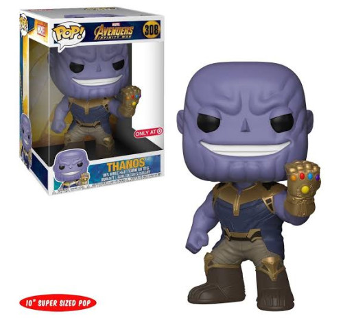 Funko POP! Thanos 10" Exclusivo Target Avengers Infinity War #308 - Produto Original