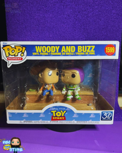 Funko POP! Woody and Buzz Toy Story #1599 - Produto Original