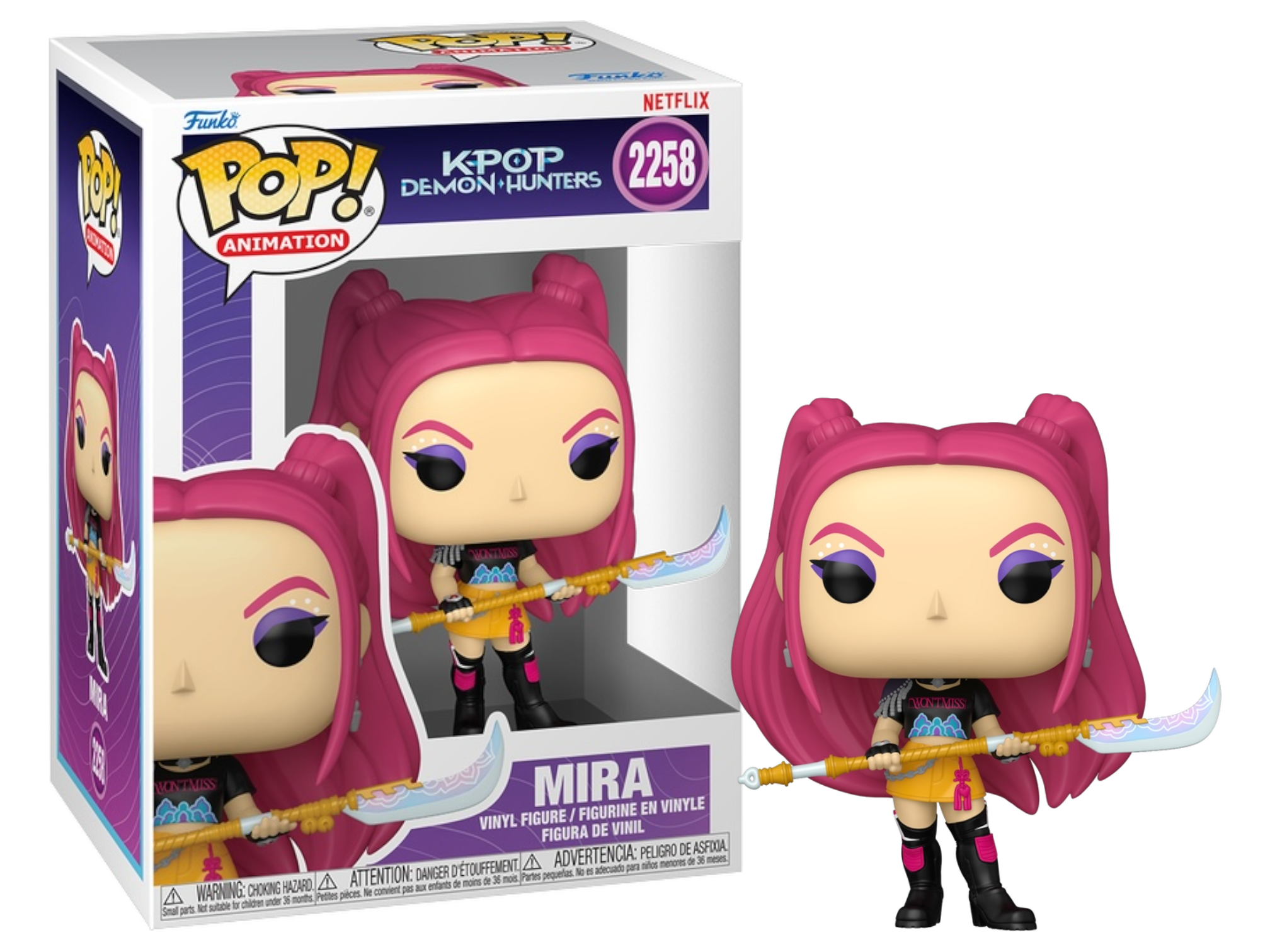 Funko Pop Mira KPop Demon Hunters #2256 - Produto Original