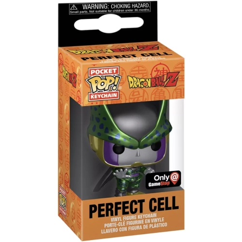 Funko Pocket Pop Keychain Perfect Cell Metallic Gamestop Exclusivo-My Hero Academia-0