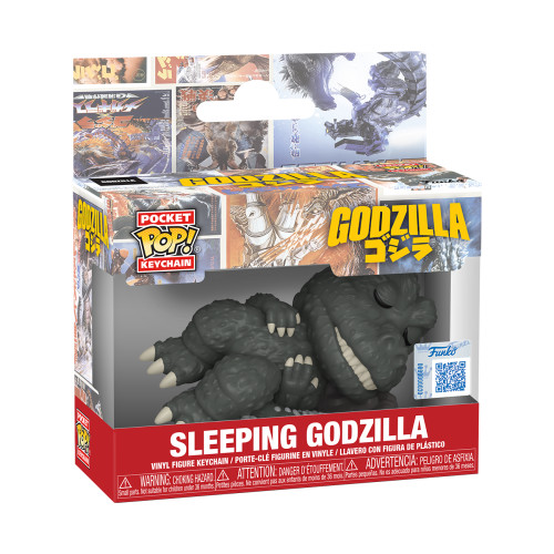 Funko Pocket Pop Keychain Sleeping Godzilla Godzilla #0 - Produto Original