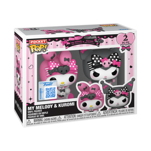 Funko Pocket Pop My Melody & Kuromi Exclusivo-Hello Kitty And Friends-1