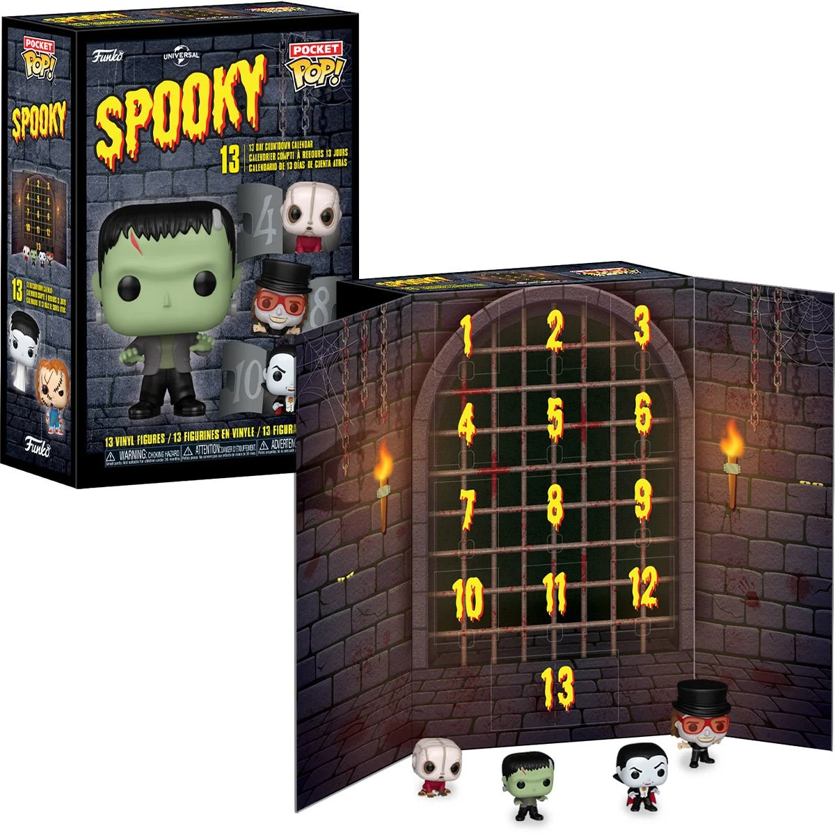 Funko Pocket Pop Spooky 2025 Countdown Calendar - Spooky - #1