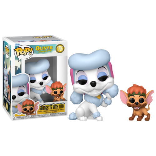 Funko Pop! & Buddy Disney Oliver E Sua Turma Georgette With Titto #1706 Oliver & Company Oliver & Company #1706 - Produto Original