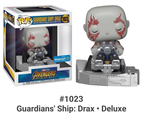 Funko Pop -  Guardians Ship: Drax - Deluxe - Exclusivo Wallmart #1023-Guardiões Da Galáxia-1023