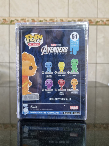 Funko Pop  - Hawkeye (gavião Arqueiro) Com Acrílico (art Series) - Marvel - #51
