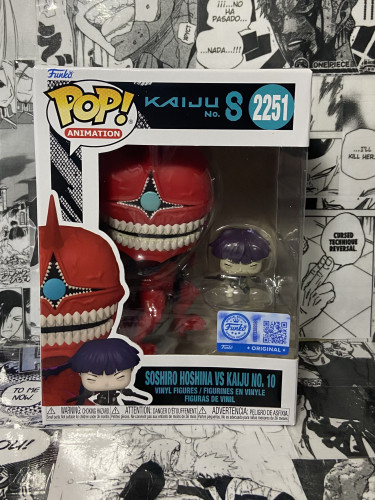 Funko Pop! - Kaiju no. 8 - Soshiro Hoshina vs. Kaiju no. 10 Kaiju No. 8 #2251 - Produto Original