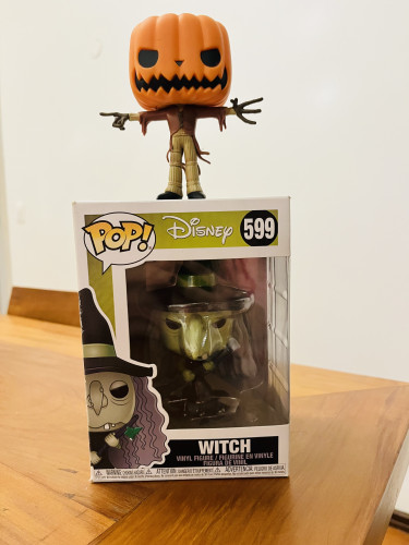 Funko Pop! - The Nightmare Before Christmas. Pumpkin king #153 Witch #599 - O Estranho Mundo De Jack - #1
