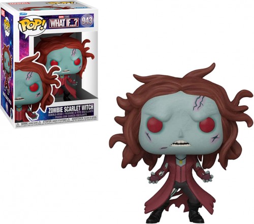 Funko Pop!® Zombie Scarlet Witch 943 What If...? Pop! Marvel What If...? #943 - Produto Original