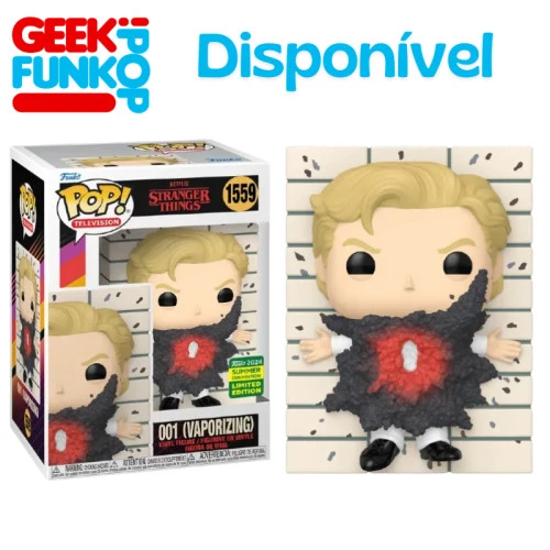 Funko Pop - 001 Vaporizing Exclusivo - Stranger Things  #1559