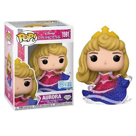 Funko Pop - A Bela Adormecida - Aurora 1591 Diamond (special Edition) FUNKO POP #1591 - Produto Original