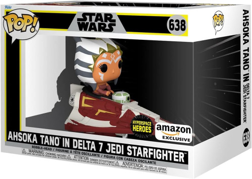 Funko Pop - Ahsoka Tano In Delta 7 Jedi Starfighter-Star Wars-638