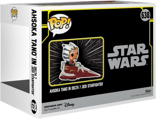 Funko Pop - Ahsoka Tano In Delta 7 Jedi Starfighter - Star Wars - #638