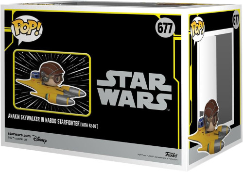 Funko Pop - Anakin Skywalker In Naboo Starfighter (with R2-d2) - Star Wars - #677
