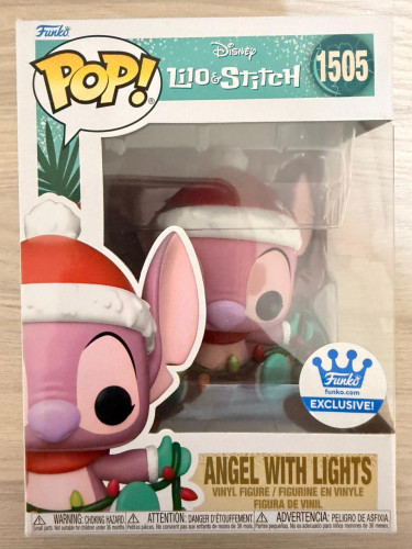 Funko Pop - Angel With Lights Disney Lilo & Stitch #1505 - Produto Original