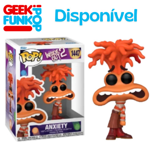 Funko Pop - Ansiedade Anxiety Disney Divertidamente #1447 - Produto Original