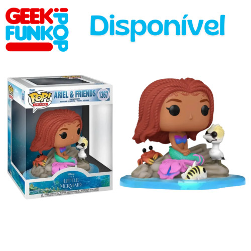 Funko Pop - Ariel & Friends Disney A Pequena Sereia #1367 - Produto Original