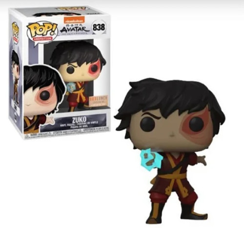 Funko Pop - Avatar The Last Airbender - Zuko Glow 838 (boxlunch) Gitd Caixa Danificada Avatar The Last Air Bender #838 - Produto Original