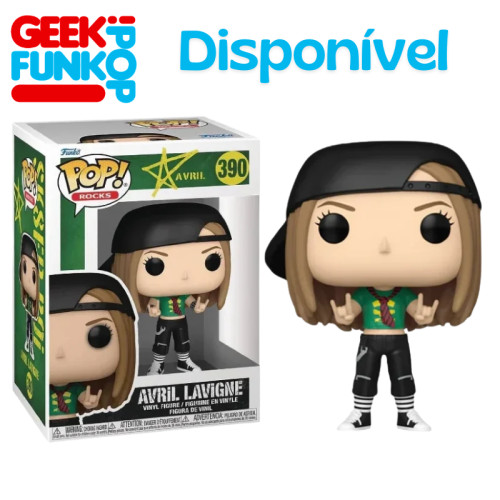 Funko Pop - Avril Lavigne Avril Lavigne #390 - Produto Original