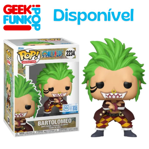 Funko Pop - Bartolomeo Exclusivo One Piece #2234 - Produto Original