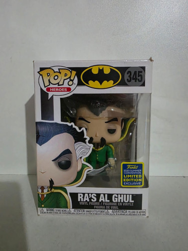 Funko Pop - Batman - Ra's Al Ghul Sdcc 2020 Exclusive Detalhes na Caixa - Batman Classic - #345