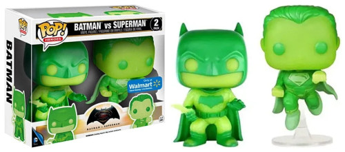 Funko Pop - Batman Vs Superman - 2 Pack Batman Vs Superman (walmart) Gitd FUNKO POP #2 - Produto Original