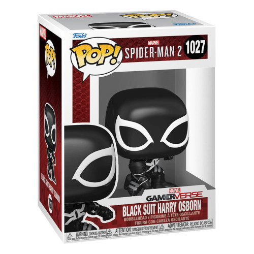 【新品未開封】Funko POP! ブラックスーツ ハリー・オズボーン Funko Pop - Black Suit Harry Osborn - Marvel Spider-Man - #1027