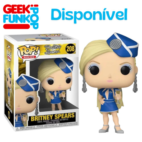 Funko Pop - Britney Spears Britney Spears #208 - Produto Original