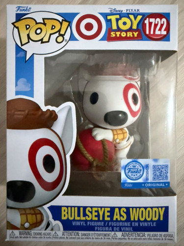 Funko Pop - Bullseye As Woody Toy Story #1722 - Produto Original