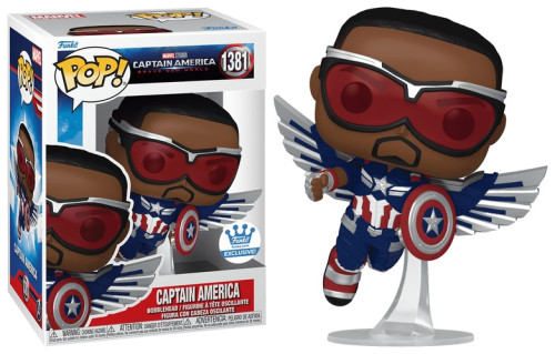 Funko Pop - Captain America Brave New World - Captain America 1381 (Funko Shop) Funko #1381 - Produto Original
