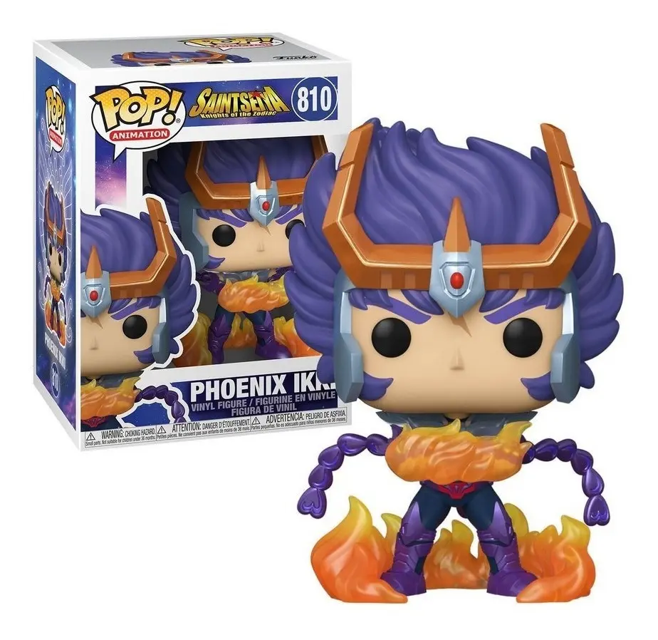 Funko Pop - Cavaleiros Do Zodíaco -  Phoenix Ikki - #810 CDZ - Cavaleiros Do Zodiaco #810 - Produto Original