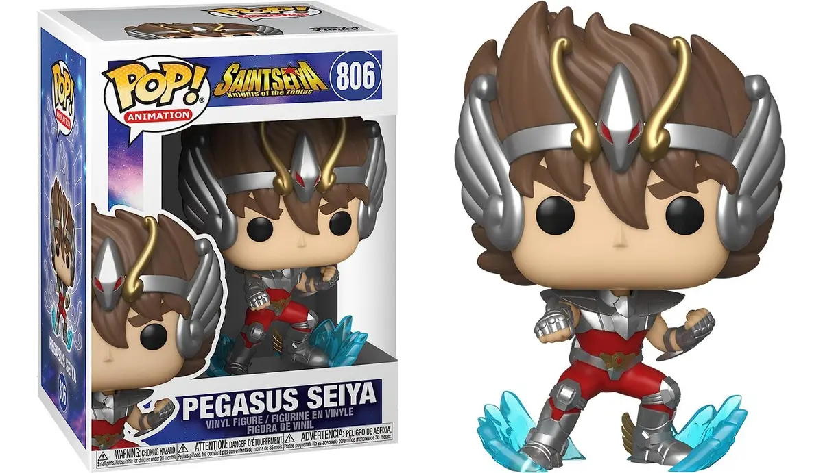 Funko Pop - Cavaleiros Do Zodíaco Seiya Pégasus #806 CDZ - Cavaleiros Do Zodiaco #806 - Produto Original