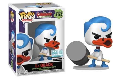Funko Pop - Coragem O Cao Covarde - Le Quack 2123 (9500pç) - Coragem O Cão Covarde - #2123 FUNKO POP #2123 - Produto Original
