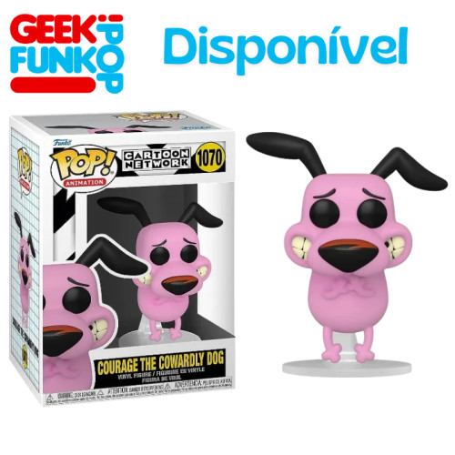 Funko Pop - Coragem O Cão Covarde Cartoon Network #1070 - Produto Original