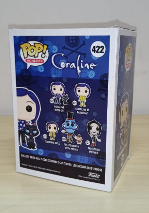 Funko Pop - Coraline  -  Coraline With Cat 422 (leve Danos Na Caixa) - Coraline - 15th Anniversary - #422