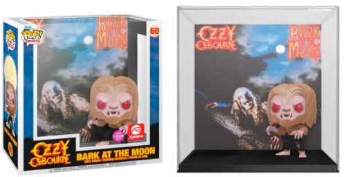 Funko Pop - Cover: Ozzy Osbourne - Bark At The Moon 60 (floked)-Ábuns Ozzy Osbourne-60