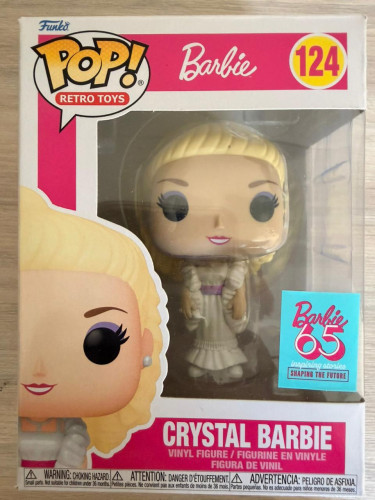 Funko Pop - Crystal Barbie Barbie #124 - Produto Original