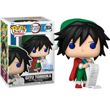Funko Pop - Demon Slayer - Giyu Tomioka 2034 (se) - Demon Slayer Kimetsu No Yaba - #2034 FUNKO POP #2034 - Produto Original