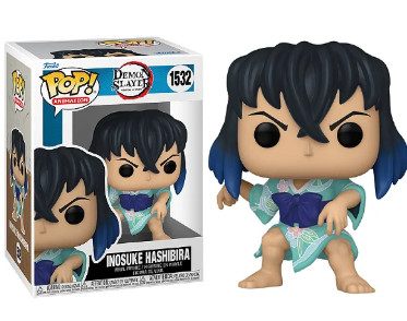 Funko Pop - Demon Slayer - Inosuke Hashibira 1532-Demon Slayer: Kimetsu No Yaiba-1532