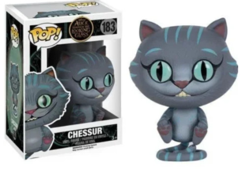 Funko Pop - Disney: Alice no País das Maravilhas - Chessur 183 (CAIXA DANIFICADA)-Alice Through The Looking Glass-183
