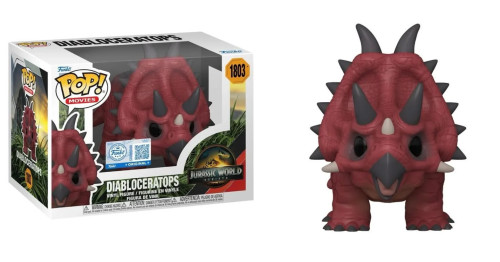 Funko Pop - Disney: Jurassic World - Diabloceratops 1803 Movies Jurassic Park #1803 - Produto Original