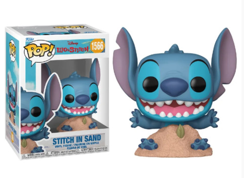 Funko Pop - Disney: Lilo & Stitch - Stitch In Sand 1566 - Dianey Lilo And Stitch - #1566 FUNKO POP #1566 - Produto Original