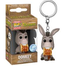Funko Pop - Disney: Shrek - Keychain Donkey With Waffles - Disney Shrek - #1 FUNKO POP #1 - Produto Original