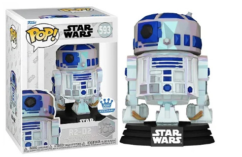 Funko Pop - Disney: Star Wars - R2-D2 593 (FACETADO) (FUNKOSHOP)-Star Wars-593