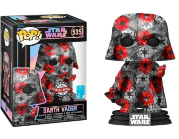 Funko Pop - Disney: Star Wars Art Series - Darth Vader 535 (art) - Star Wars - #535 FUNKO POP #535 - Produto Original